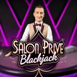 Blackjack Salon Privé slot visual from Ezugi available on spindog-nl.nl