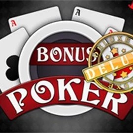 Bonus Poker Deluxe - 3 Hands slot visual from RTG (Reel Time Gaming) available on spindog-nl.nl