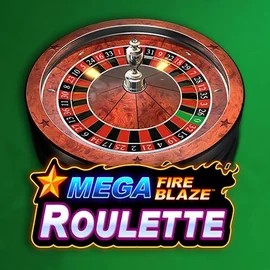 Mega Fire Blaze Roulette casino game by Playtech – featured logo at SpinDog Casino